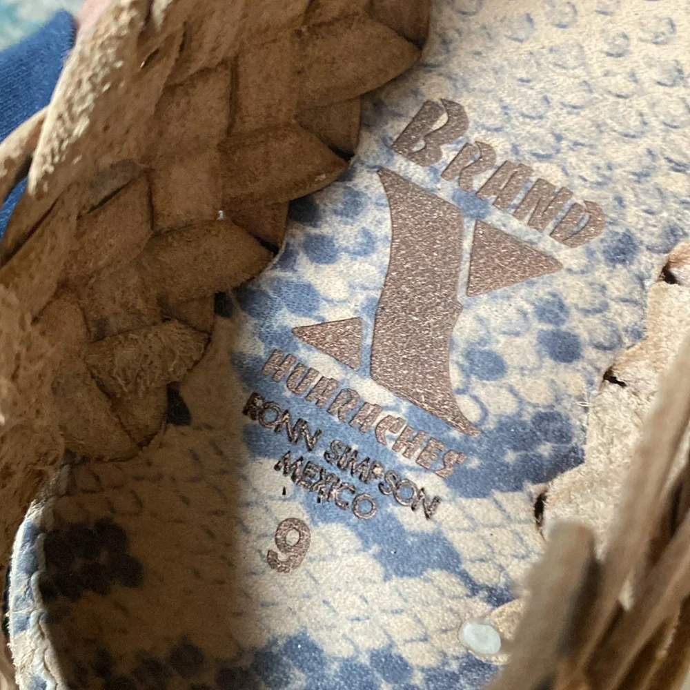 Brand X Huaraches snake printsz 9 - Picture 3 of 7